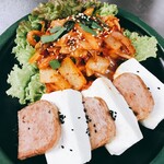 spam tofu kimchi