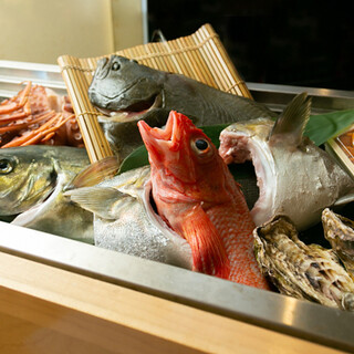 毎日仕入れるさまざまな鮮魚を、こだわりの寿司でどうぞ