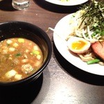 グリルダイニング炙り屋 - つけ麺大盛り＋野菜 850円