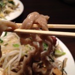 グリルダイニング炙り屋 - 麺（太い！）