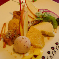 Ristorante 美郷 - （撮影 20120718）息子から妻への誕生祝いを兼ねた食事会で、スペシャルデザートを用意して頂きました。