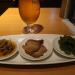 酒肴麺飯 アテニヨル Little China - 前菜3種盛り