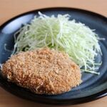 Homemade minced meat cutlet