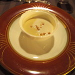 メインダイニング シーホース - スープ　感激のあまりボケてるだ。