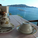 メインダイニング シーホース - 翌朝のテーブルから。