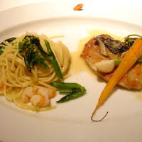 IL PINOLO 銀座 - パスタとメインの盛り合わせ