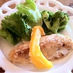 カフェ分福 - 舌平目のムニエル ヘルシープレートのメイン