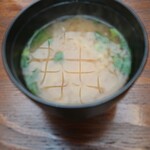 カキ焼き白山 - みそ汁