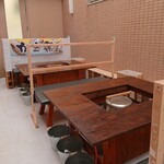 カキ焼き白山 - 内観