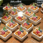 ザ・テラス - ベイクドレアチーズケーキ＠ザクザクのシュトロイゼルと塩気のあるなめらかなチーズクリーム