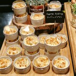 ザ・テラス - エッグノックプリン＠クリスマススパイス香るクレームブリュレ