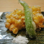 久原 - 【2012.8】玉蜀黍の掻き揚げ