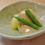 久原 - 【2012.8】無花果の胡麻酢味噌和え