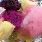 ジェラ沖縄 - 泡盛,フルーツパパイヤ,ドラゴンフルーツ(*´-`)ジェラート