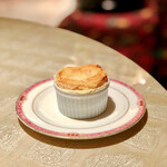 ザ・テラス - オレンジとシナモンのスフレ@ジンジャー、ナツメグ、シナモンなどのスパイスたっぷり