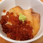麺屋 六感堂 - ミニサーモン親子丼