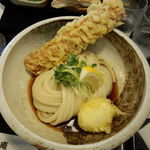 讃岐うどん 白庵 - ちく玉天ぶっかけセットのうどん　800円