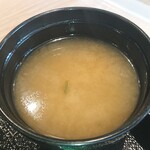 江之島亭 - 味噌汁