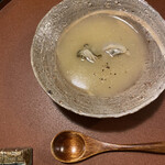 Wano Shoku Kisui - 蒸し牡蠣　白菜すり流し　黒胡椒