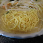 わいわい亭 - タンメンの麺