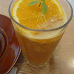 EDDI CAFE - オレンジアイスティー