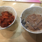 大衆ホルモン 宮下商店 - チャンジャとお通しの塩辛