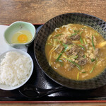 お食事処　金剛 - カレーうどん定食♪