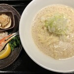 鴨出汁中華蕎麦 麺屋yoshiki - 蟹と貝出汁のクリィミーラーメン