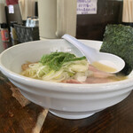 濃麺 海月 - 鶏濃麺（塩）　¥800