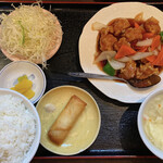台湾料理 金龍閣 - 酢豚定食　700円