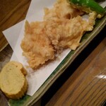 酒場戸隠 - 比内地鶏天ぷら･玉子焼
