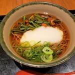 Kawashimaya Choubee - 山菜とろろそば　700円