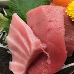 市場カフェ 黒銀 - 刺身定食ご飯大盛