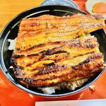 うなぎの美鶴 - 鰻丼＋ご飯の大盛り
