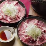 ■Top quality Yamato pork shabu-shabu lunch set