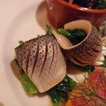 ウエルト - コハダの酢ジメと菜の花