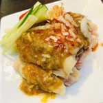 四川担担麺 蒼雲 - 夜限定、棒棒鶏
      鶏のポテンシャルが最大限に発揮された火入れ
      怪味ソース？的な超絶タレとの相性は唯一無二(T-T)