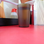 ラーメン二郎 - 何と！前回と同じ席！