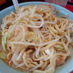 ラーメン二郎 - 天地返し