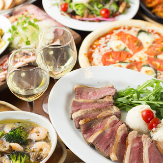 2 5時間飲放付き 全7品 真空低温調理の牛イチボステーキコース 4500円 バルバル人気のアヒージョや自家製ソースマルゲリータ しらすのぺペロンチーノなど どんな場面にもgood 当日ok 伊樽飯酒場バルバル 錦糸町北口店 錦糸町 バル バール 食べログ