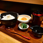 Yakitori Shin - TKG＆鶏スープ
