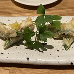 ISOGAMI　FRY　BAR - 鯛とオクラの天ぷら