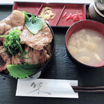 ぶた福 - しそみそ豚丼