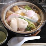 餅の清十郎 - 鍋焼きうどん(季節限定)