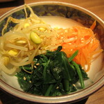 ビストロ 龍王 - ナムル3品盛り（プレミアム晩酌セット）