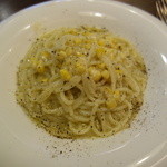 PASTAVOLA - コーンと三種のチーズのパスタ「絶品物」（ゴルゴンゾーラ・パルメジャーノ・モッツアレラ）