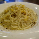 PASTAVOLA - コーンと三種のチーズのパスタ「絶品物」（ゴルゴンゾーラ・パルメジャーノ・モッツアレラ）