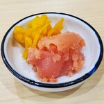 えびのや - 美味しい明太子ですが、もっと辛いのが食いたい！