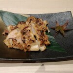 Soumen Sososo Sonosakihe - オリーブ地鶏の柚子味噌焼き