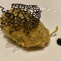 La Brianza - しらすのフリット イカスミ